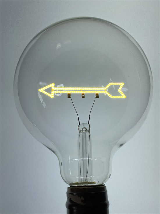 LED filament letter bulb G125 decoration 4W